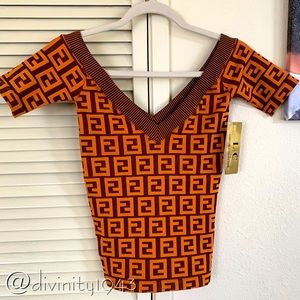 geometric design stretch bronze-brown 🔝